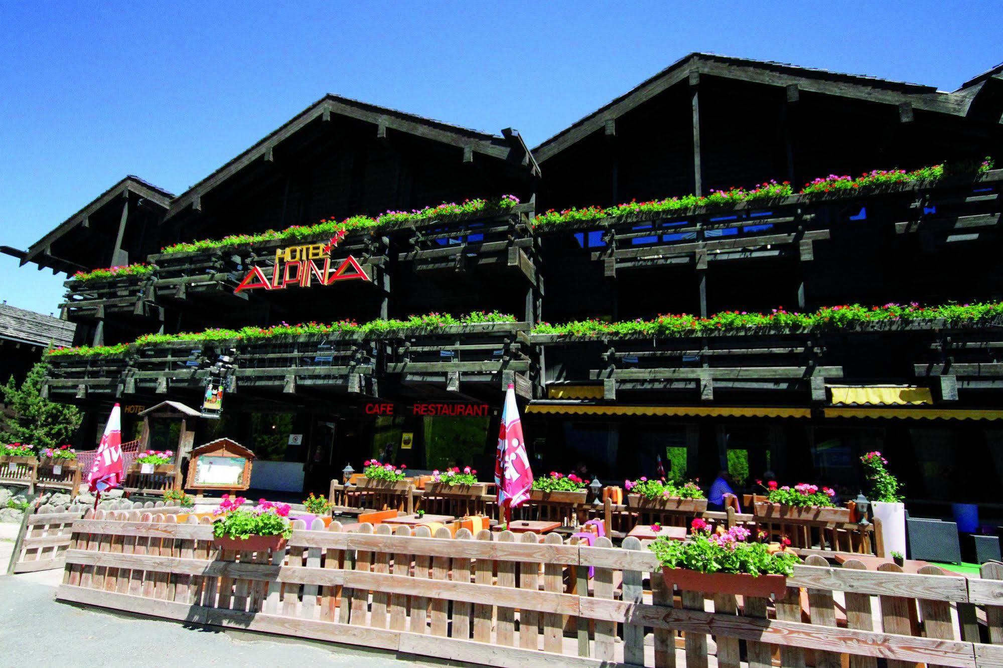 Hotel Alpina - Swiss Ski & Bike Lodge Grimentz Exterior photo